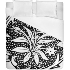 Decoration Pattern Design Flower Duvet Cover (california King Size) by Amaryn4rt