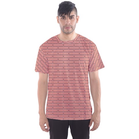 Brick Lake Dusia Wall Men s Sport Mesh Tee by Amaryn4rt