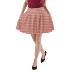 Brick Lake Dusia Wall A-line Pocket Skirt by Amaryn4rt