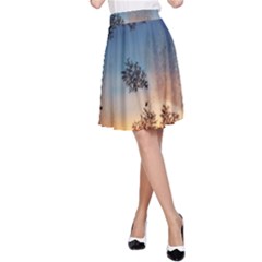 Hardest Frost Winter Cold Frozen A-line Skirt by Amaryn4rt