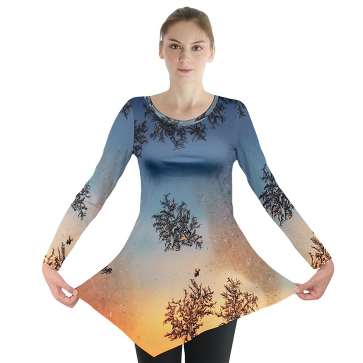 Hardest Frost Winter Cold Frozen Long Sleeve Tunic 