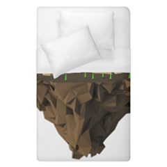 Low Poly Floating Island 3d Render Duvet Cover (single Size) by Amaryn4rt