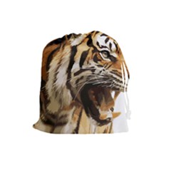 Royal Tiger National Park Drawstring Pouches (large)  by Amaryn4rt