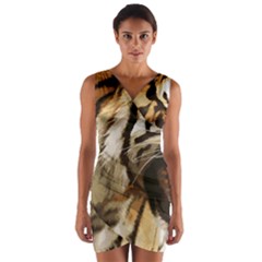 Royal Tiger National Park Wrap Front Bodycon Dress by Amaryn4rt