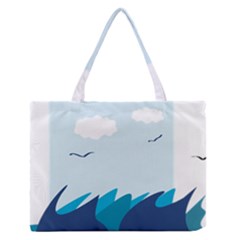 Sea Medium Zipper Tote Bag by Amaryn4rt