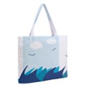 Sea Medium Zipper Tote Bag View2