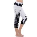 The Pier The Seagulls Sea Graphics Capri Yoga Leggings View3