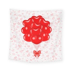 Abstract Background Balloon Square Tapestry (small) by Nexatart