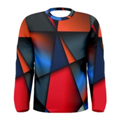 3d And Abstract Men s Long Sleeve Tee by Nexatart