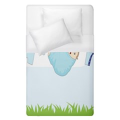 Baby Boy Clothes Line Duvet Cover (single Size)