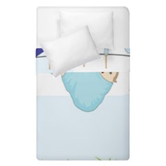 Baby Boy Clothes Line Duvet Cover Double Side (single Size) by Nexatart