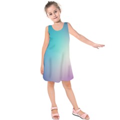 Background Blurry Template Pattern Kids  Sleeveless Dress by Nexatart