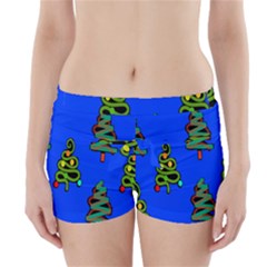 Christmas Trees Boyleg Bikini Wrap Bottoms by Nexatart