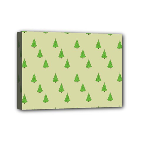 Christmas Wrapping Paper Pattern Mini Canvas 7  X 5  by Nexatart