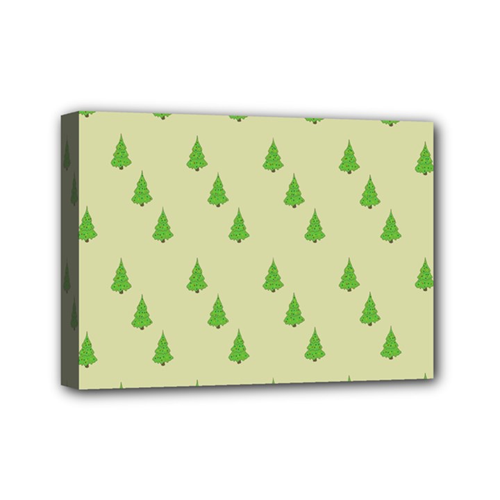 Christmas Wrapping Paper Pattern Mini Canvas 7  x 5 