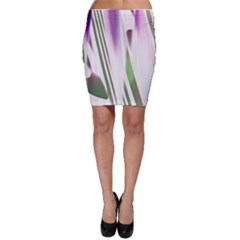 Colored Pattern Bodycon Skirt