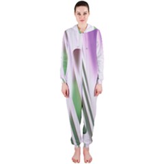 Colored Pattern Hooded Jumpsuit (ladies)  by Nexatart