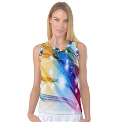 Colour Abstract Women s Basketball Tank Top