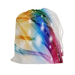 Colour Abstract Drawstring Pouches (xxl)