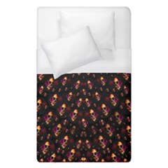 Skulls In The Dark Night Duvet Cover (single Size) by pepitasart