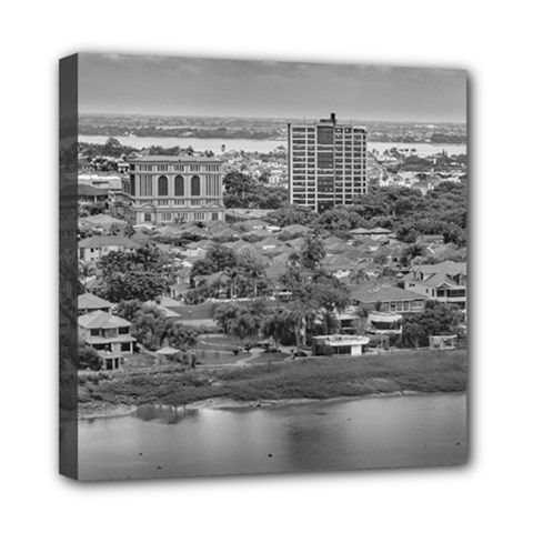 Guayaquil Aerial View From Window Plane Mini Canvas 8  X 8  by dflcprints