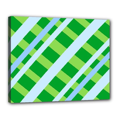 Fabric Cotton Geometric Diagonal Canvas 20  X 16  by Nexatart