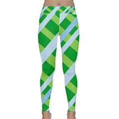 Fabric Cotton Geometric Diagonal Classic Yoga Leggings