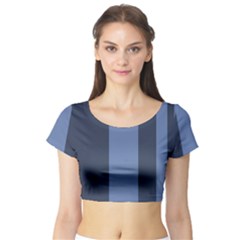 Fibonacci Short Sleeve Crop Top (tight Fit)