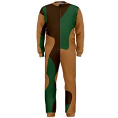 Military Camouflage Onepiece Jumpsuit (men)  by Nexatart