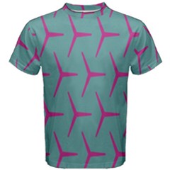 Pattern Background Structure Pink Men s Cotton Tee by Nexatart