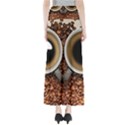 Owl Coffee Art Maxi Skirts View2