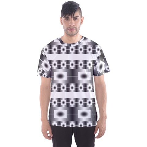 Pattern Background Texture Black Men s Sport Mesh Tee by Nexatart