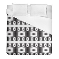 Pattern Background Texture Black Duvet Cover (full/ Double Size) by Nexatart