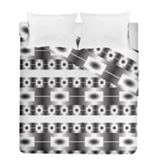 Pattern Background Texture Black Duvet Cover Double Side (full/ Double Size) by Nexatart