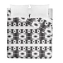 Pattern Background Texture Black Duvet Cover Double Side (Full/ Double Size) View1