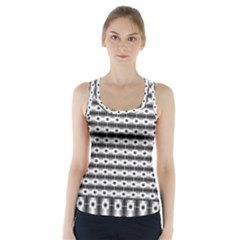 Pattern Background Texture Black Racer Back Sports Top by Nexatart