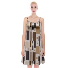 Pattern Wallpaper Patterns Abstract Spaghetti Strap Velvet Dress by Nexatart