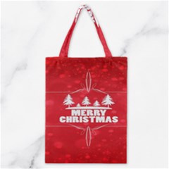 Red Bokeh Christmas Background Classic Tote Bag by Nexatart