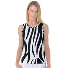 Seamless Zebra Pattern Women s Basketball Tank Top by Nexatart