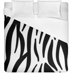 Seamless Zebra Pattern Duvet Cover (king Size) by Nexatart