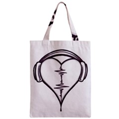 Audio Heart Tattoo Design By Pointofyou Heart Tattoo Designs Home R6jk1a Clipart Zipper Classic Tote Bag by Foxymomma