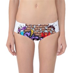 Graffiti Word Characters Composition Decorative Urban World Youth Street Life Art Spraycan Drippy Bl Classic Bikini Bottoms by Foxymomma