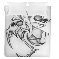 Tattoo Design 002 Duvet Cover Double Side (queen Size) by Foxymomma