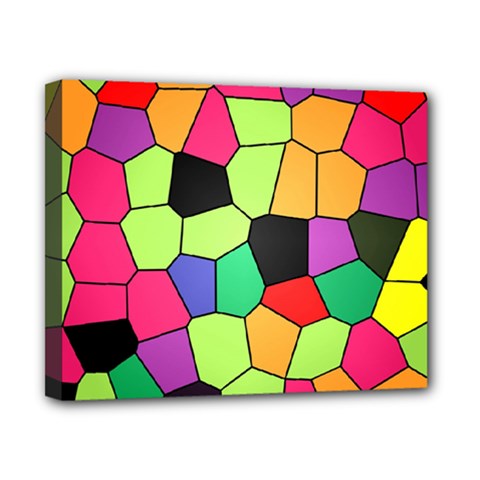 Stained Glass Abstract Background Canvas 10  X 8 