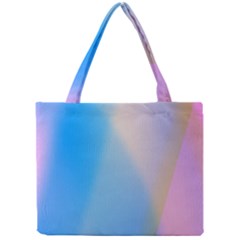 Twist Blue Pink Mauve Background Mini Tote Bag by Nexatart