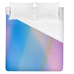 Twist Blue Pink Mauve Background Duvet Cover (queen Size) by Nexatart