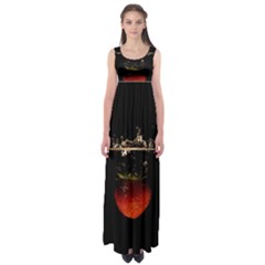 Strawberry Empire Waist Maxi Dress by Nexatart