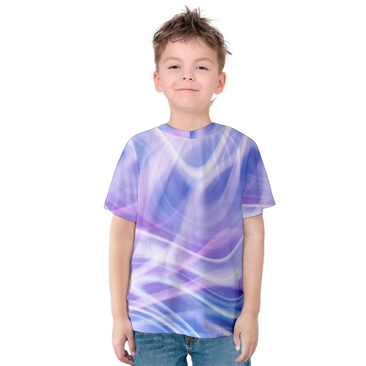 Abstract Graphic Design Background Kids  Cotton Tee