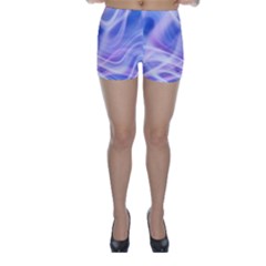 Abstract Graphic Design Background Skinny Shorts