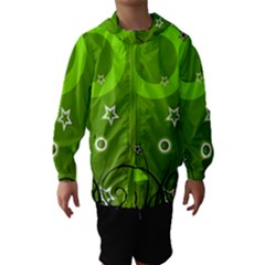 Art About Ball Abstract Colorful Hooded Wind Breaker (kids) by Nexatart